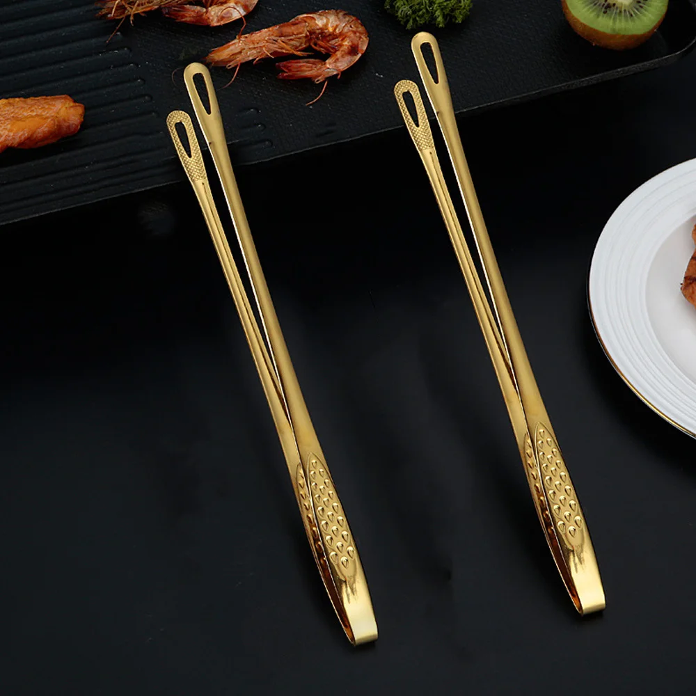 Hi Tech Kitchen Accessories - Pinces alimentaires en acier inoxydable, 1