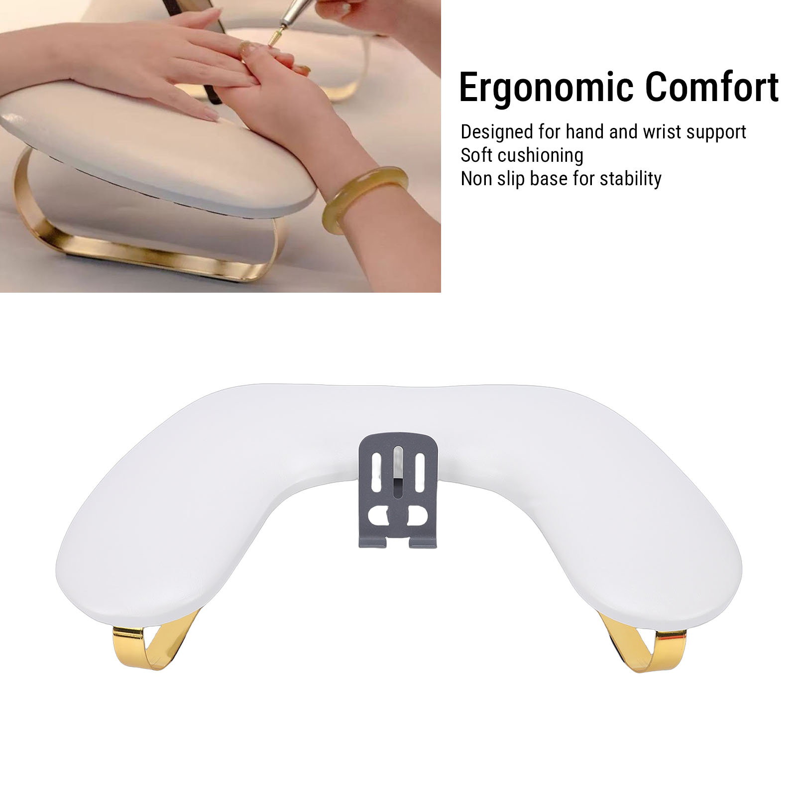 Tech Accessories Stand - Repose-bras pour technicien ongulaire en cuir