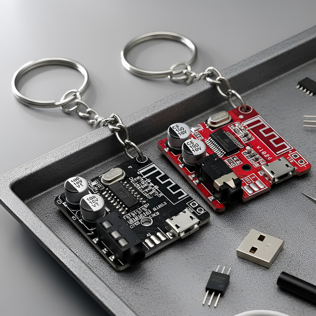 Porte-clés style cyberpunk en  - Tech Keychain Accessories avis et prix